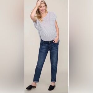 Current Elliott x Hatch Maternity Boyfriend jeans